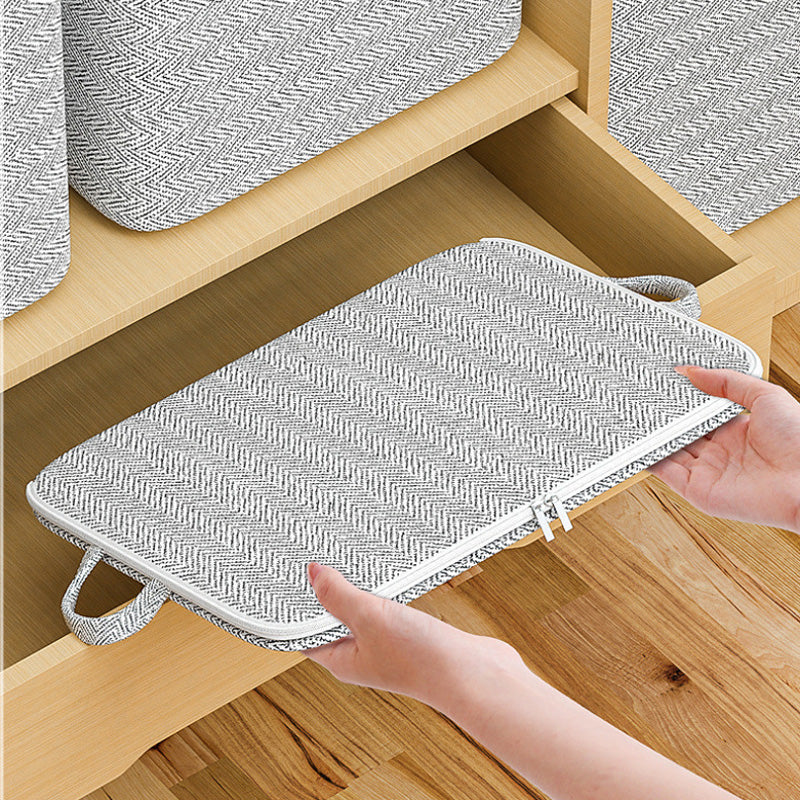🔔NEW YEAR SALE 50% OFF🔥Extra-Large Storage Organizer Box With Lid - Versatile For Clothes, Blankets & Bedding