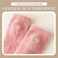 3 Pairs Women's Plush Mink Socks with Bow Embroidery