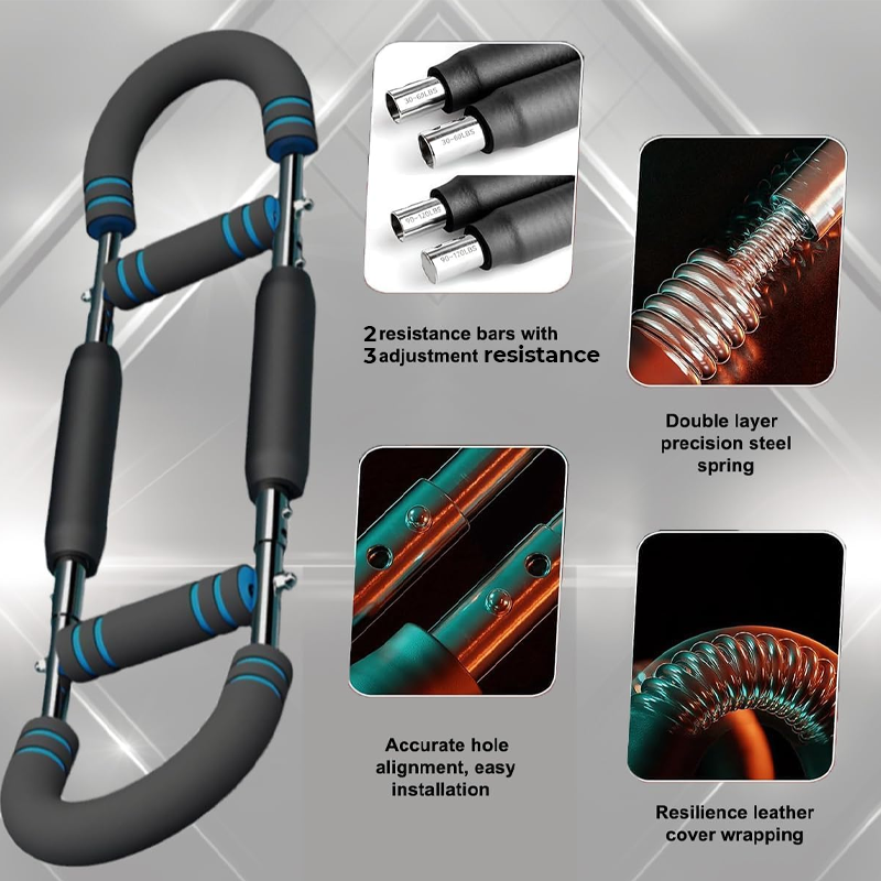 🎉New Year's Gift 50% OFF!💪U-Shaped Adjustable Spring Arm Trainer (3-in-1 Resistance + Travel-Proof) – Train Arms/Shoulders/Back in One Movement!