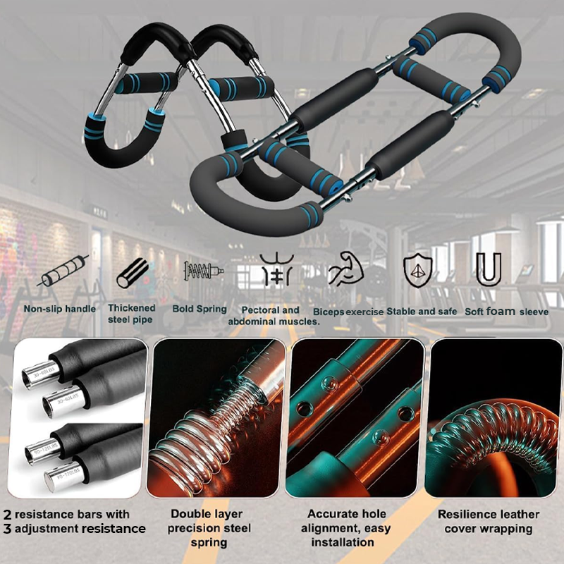 🎉New Year's Gift 50% OFF!💪U-Shaped Adjustable Spring Arm Trainer (3-in-1 Resistance + Travel-Proof) – Train Arms/Shoulders/Back in One Movement!