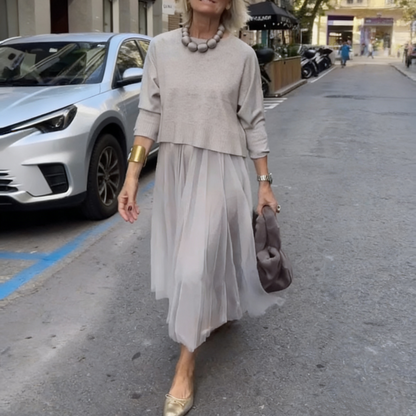 👚 50% OFF NOW! 🛍️ Seamless Transition 2-Piece Set (Long-Sleeve & Sleeveless) – Versatile, Comfortable & Year-Round Style 👖