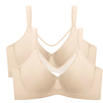 🏆 Last Day Special Price ! 💐Women's Elegant Sheer Full Coverage Plus Size Bra