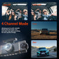 🏆50% Off!🚗4-Channel HD Dashcam with Front Interior Rear Recording🎥
