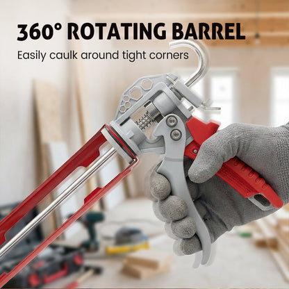 ⌛2026 Hot Sale 50% Off 🔥 Value Pack: Sealant Cartridge Gun with Rotating Cylinder + Sealant Scraper