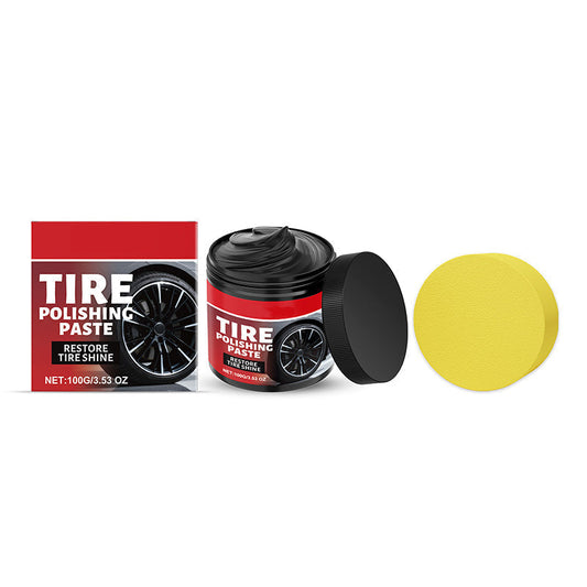 ⏳Limited-time 50% off⏰Deals-Wheel Shine Balm with Sponge Applicator🚗🩹