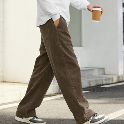 🔥Hot Sale 50% OFF🔥Men's Loose-Fit Drawstring Pants with Pockets
