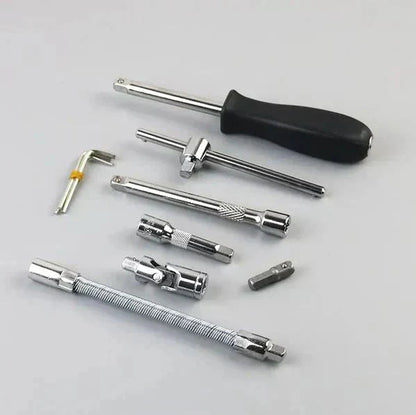 🏆 Hot sale 50% OFF✨46-Piece Socket Wrench And Bit Set