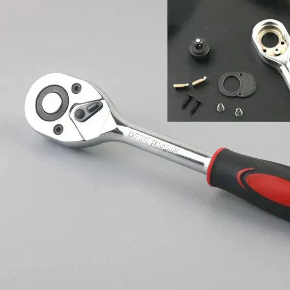 🏆 Hot sale 50% OFF✨46-Piece Socket Wrench And Bit Set