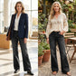 ⏰ 50% OFF NOW! 👖 Women's Retro Flare Jeans – Stretch Denim, Functional Pockets & Vintage High-Waist Fit 🌟