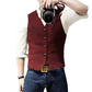 ✨ Timeless Tailoring | Men's Slim-Fit V-Neck Business Vest