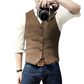 ✨ Timeless Tailoring | Men's Slim-Fit V-Neck Business Vest