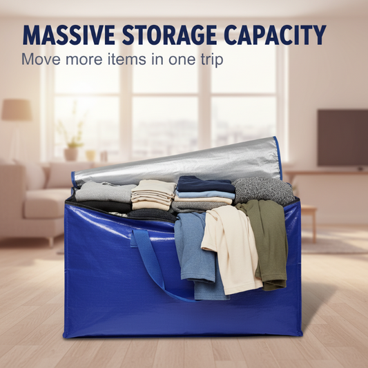 📢📢50% off!!⏰Sturdy, large-capacity moving bag with zipper