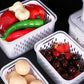🍓✨ 3-PC Fruit Container Set – Removable Colander, Leak-Proof & Stackable 🧊