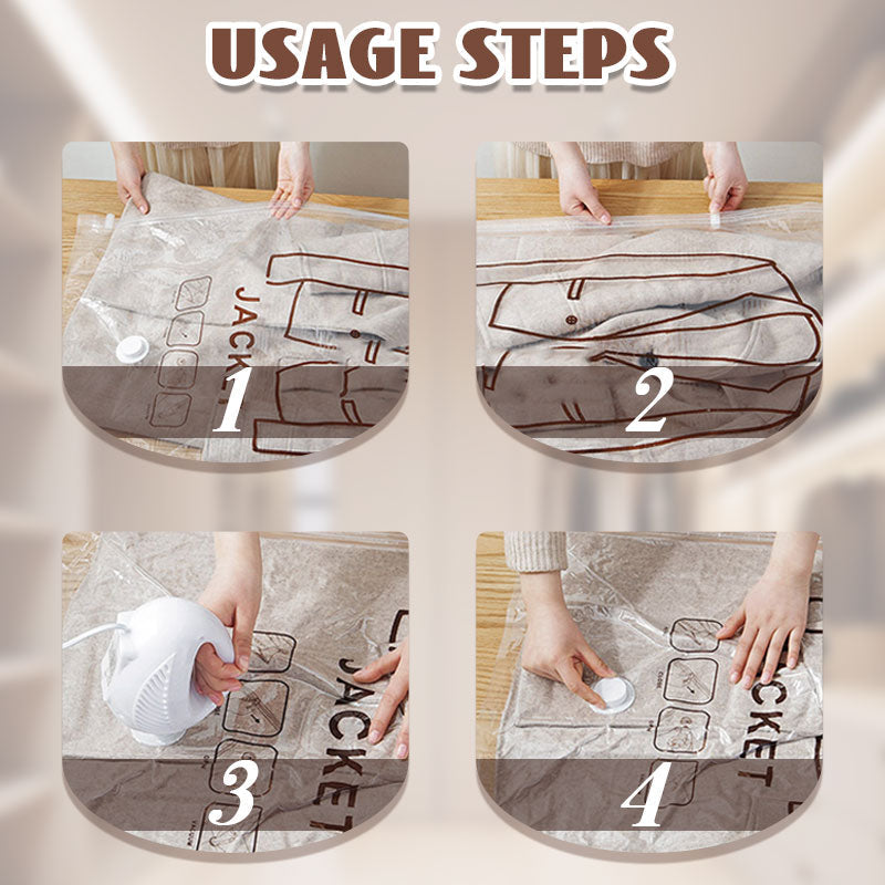 💥Last Day 50% OFF💥Hanging Vacuum Storage Bags
