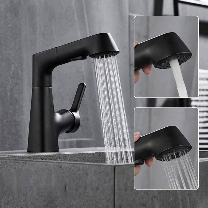 📢📢50% OFF !!!⏰1 Hole Bathroom Faucet with Pull out Sprayer