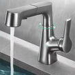 📢📢50% OFF !!!⏰1 Hole Bathroom Faucet with Pull out Sprayer