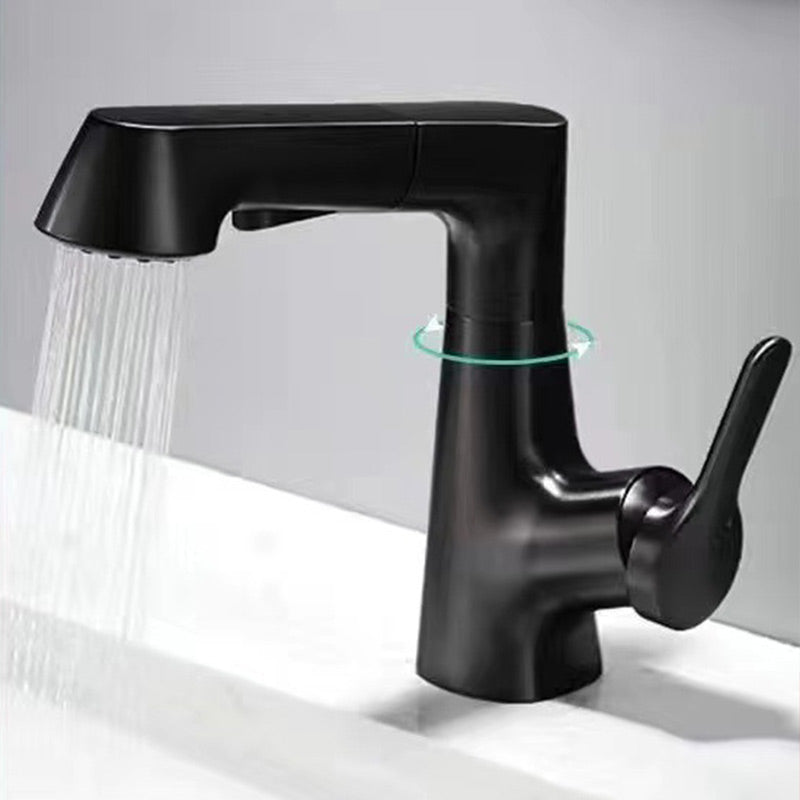 📢📢50% OFF !!!⏰1 Hole Bathroom Faucet with Pull out Sprayer