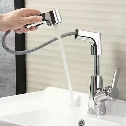 📢📢50% OFF !!!⏰1 Hole Bathroom Faucet with Pull out Sprayer