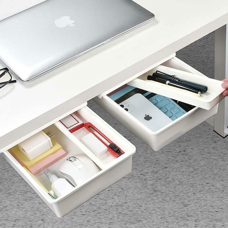 🪄 Desk Space Magic | Adhesive Under-Table Drawer | Out of Sight 🧹【50% OFF】