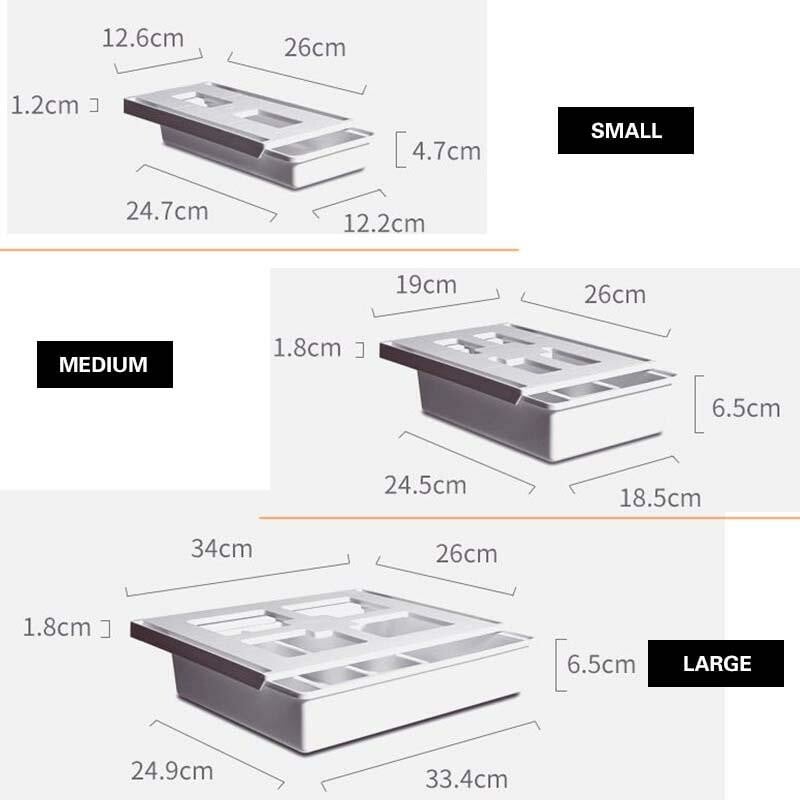 🪄 Desk Space Magic | Adhesive Under-Table Drawer | Out of Sight 🧹【50% OFF】
