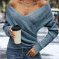 💥Last Day Special Sale 50% OFF🎁Women's Elegant Casual V-Neck Knit Top