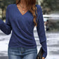 💥Last Day Special Sale 50% OFF🎁Women's Elegant Casual V-Neck Knit Top