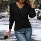 💥Last Day Special Sale 50% OFF🎁Women's Elegant Casual V-Neck Knit Top