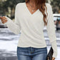 💥Last Day Special Sale 50% OFF🎁Women's Elegant Casual V-Neck Knit Top