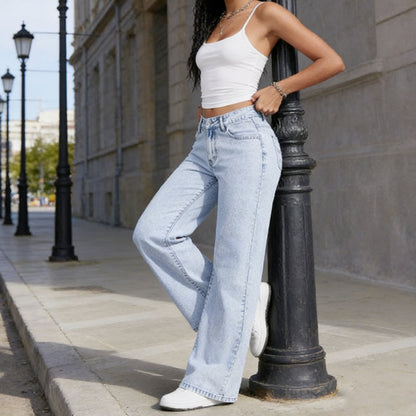 High-elasticity plus-size embroidered bow jeans👖