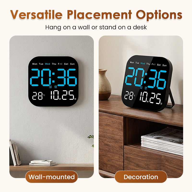 🔥HOT SALE 50% OFF🎁Multifunctional Digital Alarm Clock for Home & Office
