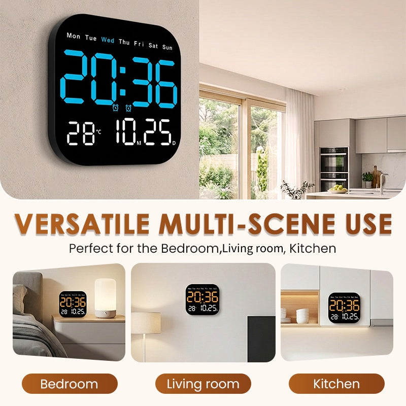 🔥HOT SALE 50% OFF🎁Multifunctional Digital Alarm Clock for Home & Office