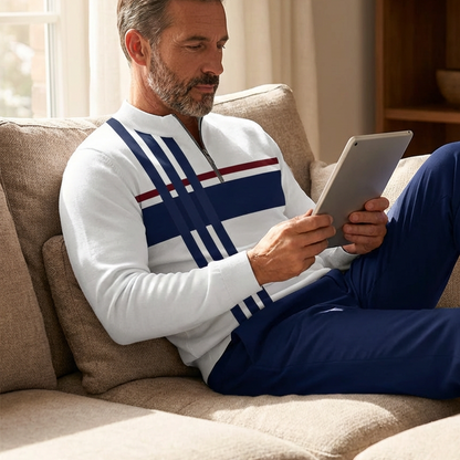 👕 50% OFF NOW! 🔥 Men's Graphic Print Pullover & Pants Set – Street Style, Comfort Fit & Casual Look 👖