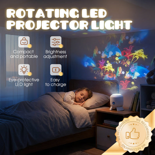 🥳HOT SALE 2026🥳💞Over 50,000 sold! Rotating LED projector with dynamic lighting effect