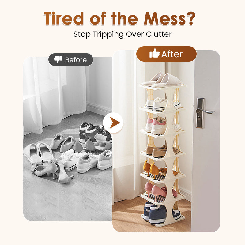 🔥Limited-time offer-Multi-Layer Space-Saving Shoe Rack