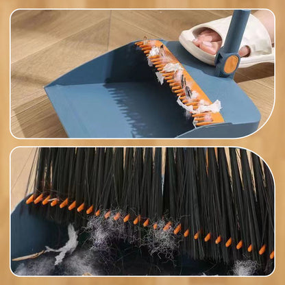 🥳2026 HOT SALE🥳💞50% OFF!✨ 💝Stand-Up Dustpan Set with 180° Rotating Broom