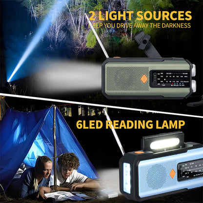 📻 50% OFF NOW! ☀️ Solar Hand-Crank Emergency Weather Radio – NOAA Alerts, Power Bank & Built-In Flashlight 🔋
