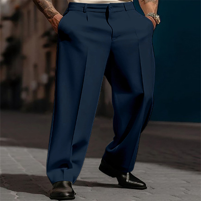 ⏳Time-Limited Special⏰Men's Casual Wide-Leg Pants – Breezy pleated front, easy pull-on style. Dress up or down for any summer day. A wardrobe essential. 👖🕊️