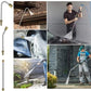 🏡 【PROFESSIONAL CLEANING】4000 PSI Telescopic Pressure Washer ✨ 3-in-1 Cleaning for the Whole House – No Ladder Required!