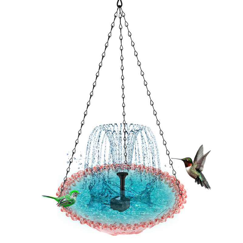 💖2026 Hot Sale: 50% OFF!💖Outdoor Hanging Fountain Bird Bath & Feeder