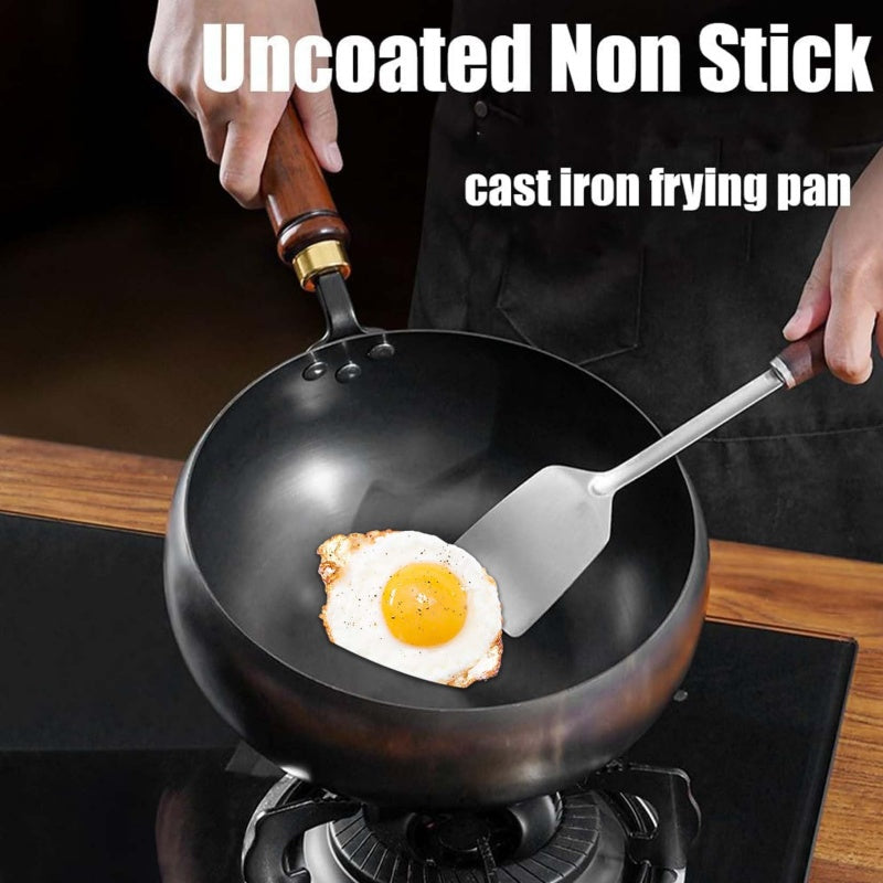 🍲 50% OFF NOW! 🔥 Uncoated Thick Iron Pot with Lid – Even Heat Distribution, Durable Cast Iron & Perfect for Slow Cooking 🥘