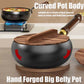 🍲 50% OFF NOW! 🔥 Uncoated Thick Iron Pot with Lid – Even Heat Distribution, Durable Cast Iron & Perfect for Slow Cooking 🥘