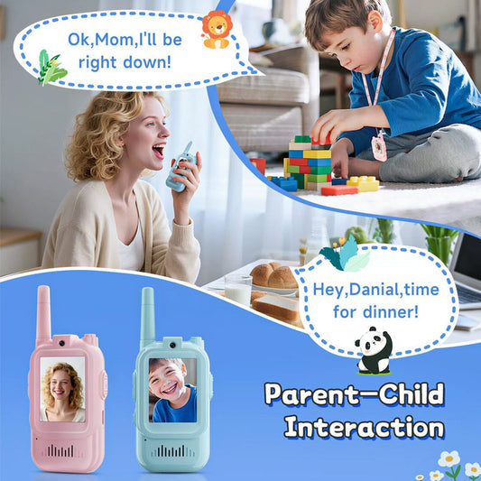 🎥📡 50% OFF! Rechargeable Video Walkie-Talkies for Kids – Fun and Safe Communication