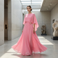 🥳2026 HOT SALE🥳💞50K+ SOLD!💥👵🌸 50% OFF! Flowing Cape Sleeve Top & Wrap Pants Set – Elegant cape sleeves, flattering wrap front. Wide-leg pants elongate. Premium blend, sizes S-5XL. Effortless sophistication. 🕊️✨