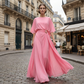 🥳2026 HOT SALE🥳💞50K+ SOLD!💥👵🌸 50% OFF! Flowing Cape Sleeve Top & Wrap Pants Set – Elegant cape sleeves, flattering wrap front. Wide-leg pants elongate. Premium blend, sizes S-5XL. Effortless sophistication. 🕊️✨