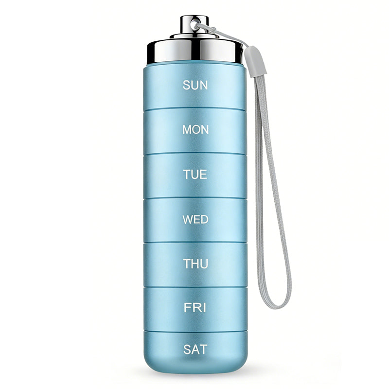 🔥HOT SALE 50% OFF✨7-Day Waterproof Portable Metal Travel Pill Organizer