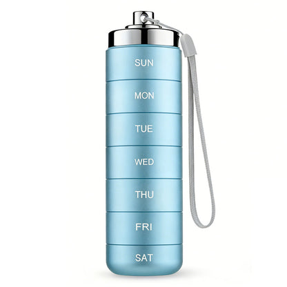 🔥HOT SALE 50% OFF✨7-Day Waterproof Portable Metal Travel Pill Organizer