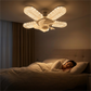 Keeping You Cool And Sparkling 🌬️💡 Crystal-Effect LED 5-Blade LED Fan Light