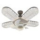 Keeping You Cool And Sparkling 🌬️💡 Crystal-Effect LED 5-Blade LED Fan Light
