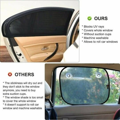 🚗 LIMITED-TIME 50% OFF!⏳Car Window Screens – 100% Sun Protection & Anti-Mosquito – Breathable & UV-Protective – Easy Installation