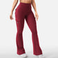 ✨ Flattering Freedom | Women's High-Waist Flare Yoga Cargo Pants